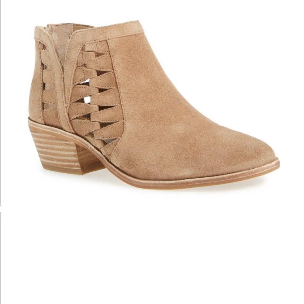 Vince Camuto Tan Suedo Booties